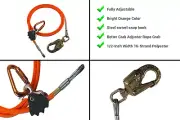 Flipline Kit For Tree Climbing 12 Feet Better Grab Steel Core Adjustable Tree La
