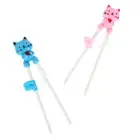 Cartoon Animal Head Chopsticks Children Eating Training Baby Learning Chopst F5❤