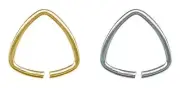Triangle Bails for Jewelry Making 9.5mm (3/8") each side ~ No Lead No Nickel