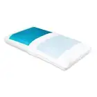 Comfort Revolution Bed Pillow King Cooling Bubble Gel Memory Foam White/Blue