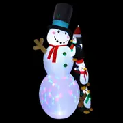 2.4M Christmas Inflatable Snowman Xmas Lights Outdoor Decorations