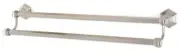 Alno A7725-30-SN Nicole Bath 30" Double Towel Bar Satin Nickel