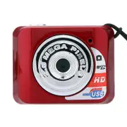 X3 Portable Ultra Mini HD High Denifition Digital Camera Mini DV Support 32GB TF Card with Mic red