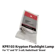 KPR103 Kr Flashlight Lamp For "C" & "D" 3-cell flashlights, RadioShack® 272-1158