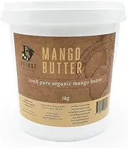 Deluxe Organic Mango Butter Tub - Pure, Organic, Deodorised Mango Butter (1kg)