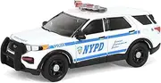 Greenlight 1/64 2020 NYPD Ford Police Interceptor Utility with Squad Decal Sheet 42776