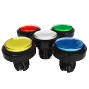 5 Colors Arcade 45MM Round Push Buttons Illumilated LED Light With Microswitch