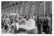 Baseball 1920 World Series Hotdog Vendor At Ebbets Field Silver Halide Photo