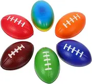 Hohopeti 6pcs Rugby Footballs Mini Accessory Hand Rugby Balls Rugby Footballs Mini Model Mini Rugby Football Themed Party Supplies Rugby Toy Decor Small Rugby Footballs Pu United States