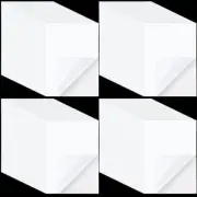 50 Pcs Double Sided Adhesive Sheets White Double Sided Clear Sticky Strong