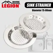 Stainless Steel Kitchen Bathroom Sink Strainer Waste Plug Filter Drain Stopper