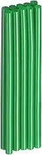 uxcell 10pcs Hot Glue Sticks 0.28" Dia x 5.91" Long EVA Mini Hot Melt Adhesive Glue Stick for Hot Melt Gun Wood Plastic Glass Flowers Fabrics Foam, Deep Green