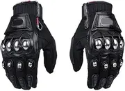Oubaiya Motorcycle Motorbikes Gloves,Outdoor Winter Warm Riding Gloves,Touch Screen,Windproof Protective Gloves,ATV,Cycling Sports