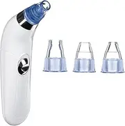FRCOLOR 1 Set Portable Multi Function Facial Pore Cleaner Electric Blackhead Extractor with Three Modes for All Skin Types Ergonomic Design and Easy to Carry