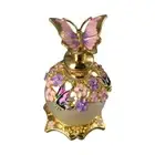 Essential Oil Container Gold Butterfly Perfume Bottle Empty Refillable Bottles