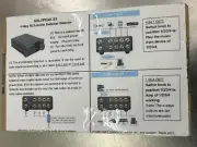 SOLUPEAK 4 to 1 RCA audio switch Stereo Signal Source Switcher Passive selector
