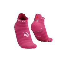 在飛比找蝦皮購物優惠-瑞士 COMPRESSPORT  V4 輕量跑步踝襪  粉紅