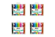 48pc Texta Laser Kids Non Toxic Arts Drawing Colouring 1mm Colour Markers