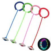 LED Flashing Jumping Ring Colorful Ankle Skip Jump Ropes Sports Swing Ball AL