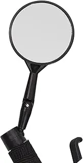 Baxnore Bike Rear View Mirror HD Glass Bar End Rearview Mirror Wide Angle Adjustable Safe Cycling Rearview Mirror for Mountain Road Bike