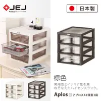 在飛比找PChome24h購物優惠-日本 JEJ APLOS A4系列 桌上型文件小物收納櫃 深