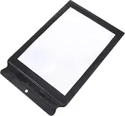 PEPLAYTAL Elderly Magnifier Ultra Thin Handheld Reading Magnifying Glass for Low Vision Magnification for Books Maps and Jewelry Lightweight and Portable Design for Daily Use