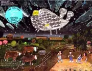 Esther Pearl Watson Watch Out! Puzzle 1000 Pieces 20" x 27" Brand New SEALED