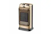 2000W Electric Heater Fan Portable With Tip-over Protection Wide-angle PTC Ceramic Heating Space Warmer for Home Office Dormitory GOLD COLOR