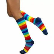 Chroma Compression Socks (15-20 mm/Hg) Anti-Fatigue, Multi Color