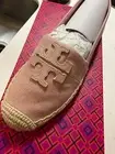 Tory Burch Weston Flat Espadarille Sea Shell Pink US 6.5