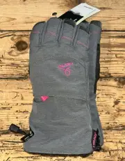 Head Women’s Size M Heathered Gray DuPont Sorona Classic Ski Gloves NWT