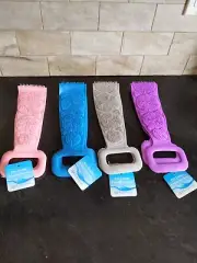 (4) APRIL BATH & SHOWER Silicone Back Scrubber for Shower, for exfoliating