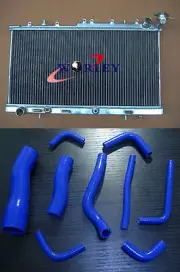 Aluminum radiator & Hose for Nissan N14 GTIR SR20DET / Pulsar N15 1991-1999 92 (for: Nissan)