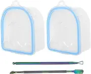 Healvian Deep Nail Soaking Bowl Manicure Tool Set with Nail Art Remover Bowl Ideal for Softening Cuticles Durable Skin-friendly Comfortable Use