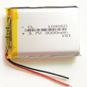 3.7V 3000mAh Lipo Rechargeable Battery 104060 POWER For PAD Tablet PC Power Bank