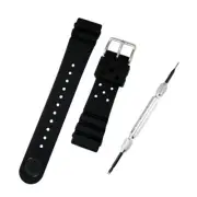 SEIKO Genuine 22mm Diver Urethane band DAL1BP Spring Bar Removal included F/S