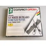 「環大回收」♻二手 CD 早期 絕版【MOZART LE NOZZE DI FIGARO】正版專輯 中古光碟 音樂唱片