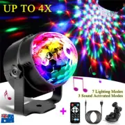 USB RGB LED Disco Ball DJ Party Stage Light Effect Strobe Remote Sound Activated