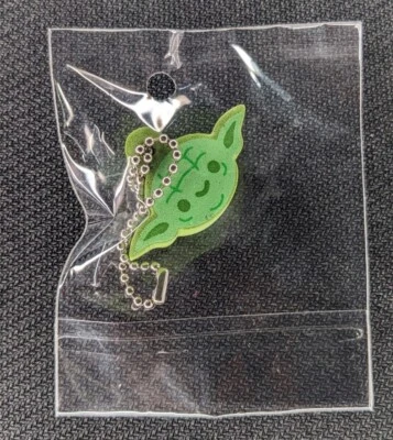 Star Wars Celebration Chicago 2019 Yoda Emoji Foam Keychain SEALED!