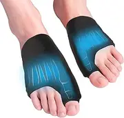 Foot Ice Packs Big Toe for Pain Relief, Flexible Cold Pack for Bunion Relief, Reusable Gel Ice Pack for Hot and Cold Therapies, Ice pack for Swelling, Sprained, Bruises, Post-surgery Recovery（1 pair）