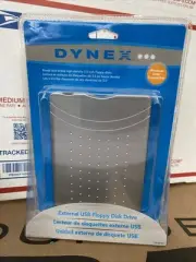 Dynex DX-EF101 3.5" External USB Floppy Disk Drive Computer Accessories Vista e1