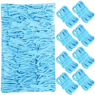 600 PCS Loom Loops Blue Potholder 7" inch Elastic Themed Potholder Weaving Lo...