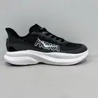 Size 9.5D Hoka One One Mach 6 LA Men’s Running Shoes Black White