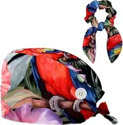 [YTYVAGT] Scrub Caps Women,Scrub Hats Suitable for Women,Colorful Parrot Animal Pattern