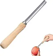 Fruit Corer,Multi-Function Stainless Pitter - Multifunctional Manual Fruit Corer with Anti-Slip Wood Handle for Quick Cooking Salad Prep Juicing Canning