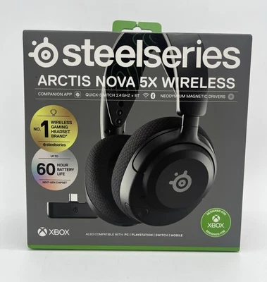 SteelSeries - Arctis Nova 5X Wireless Gaming Headset for Xbox Series X|S, PC