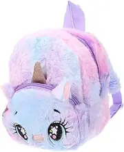 [ANDRESLAD] Plush Unicorn Backpack Outdoor Daypack Portable Shoulder Bag Girls Bag