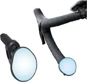 Drop Bar Bike Mirror, HD, Shatter-Proof, HD Convex Blue Glass Mirror