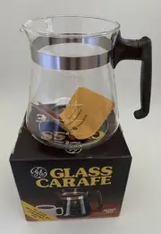 VTG GE Glass Carafe General Electric Model 3351 10 Cup New Open Box Made in USA!