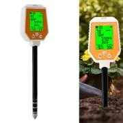 6 in 1 Soil Tester for Accurate pH Moisture Temperature Light Measurements